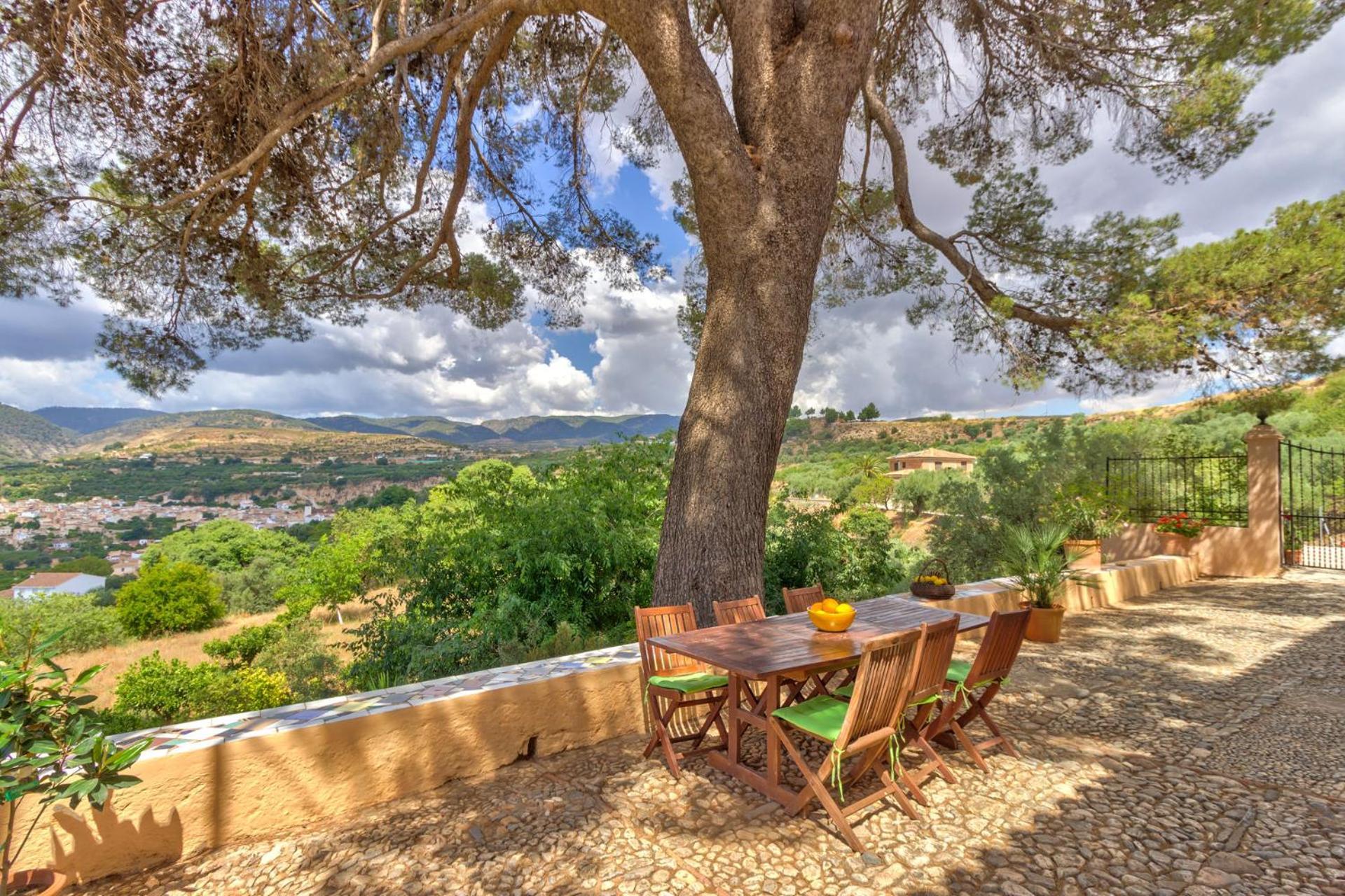 Cortijo El Pino Retreat Acomodação com café da manhã Albuñuelas Exterior foto